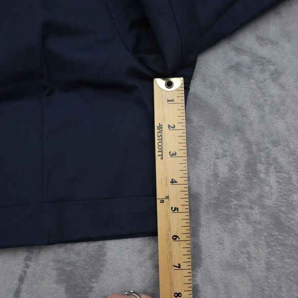 Dickies Shorts Boys 10 Blue Chino Mid Rise Hook Eye Zip Pocket Pleated - Picture 5 of 16